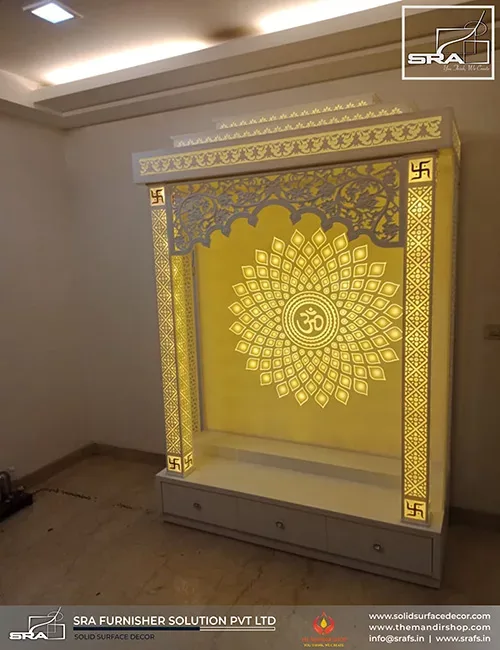 Corian Temple With Double Ceiling