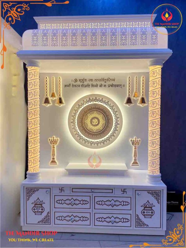 Premium White Corian Templefor Flats