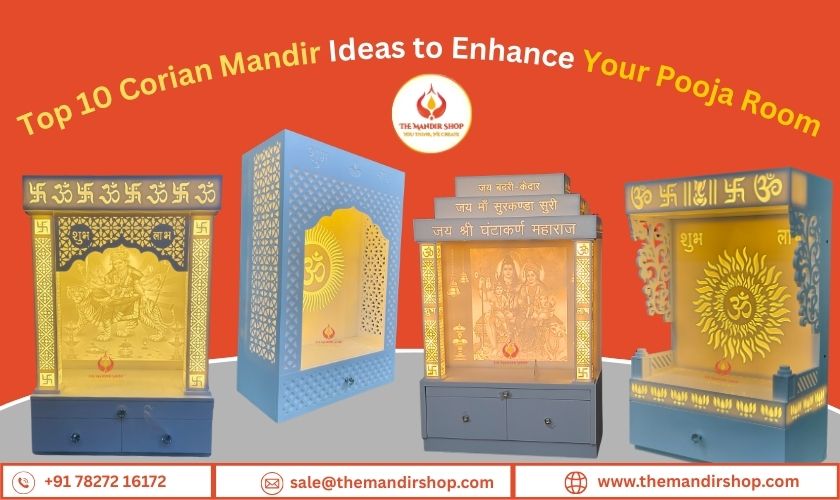 Read more about the article Top 10 Corian Mandir Ideas to Enhance Your Pooja Room | The Mandir Shop